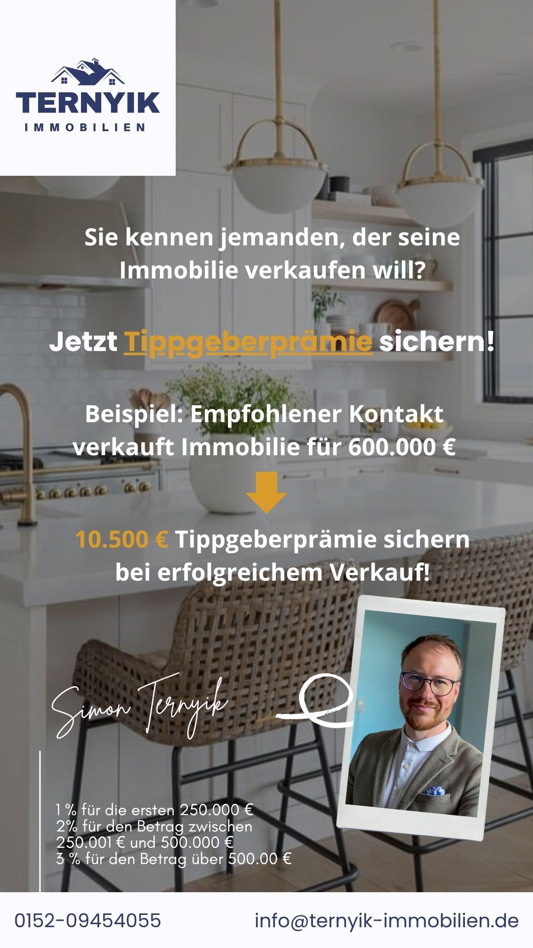 Tippgeberprovision Ternyikimmobilien 015209454055 Tippgeberprovision Ternyikimmobilien 015209454055